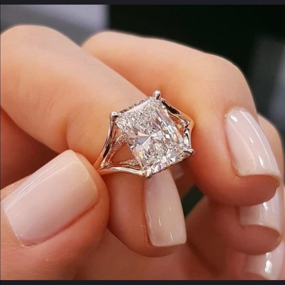 White Sapphire Wedding Ring